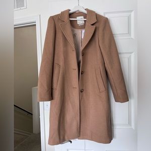 Dad wool blend trench coat NWT